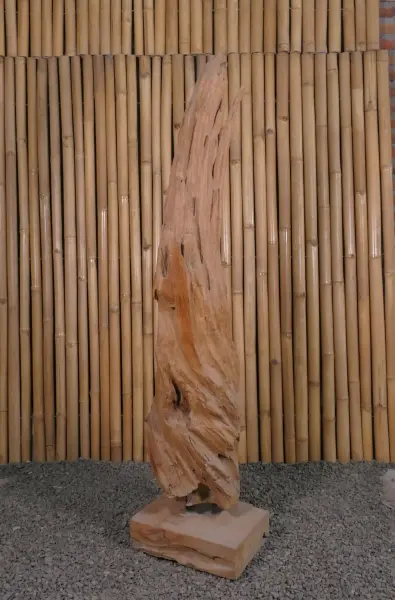 Product image 4 of the product “Root with stand made of teak wood about 160cm height ”